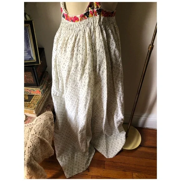 Ulla Johnson
Women's White Razi Embroidered Printed Linen Cotton-blend Jumpsuit - Picture 13 of 16